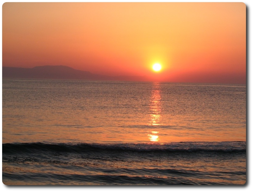 Sunset at Kalathas Beach