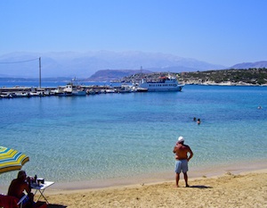 Beach in Crete
